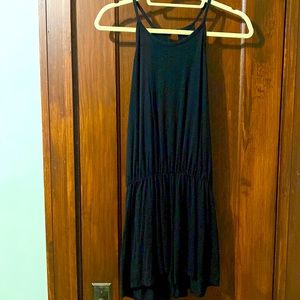 Black keyhole back romper